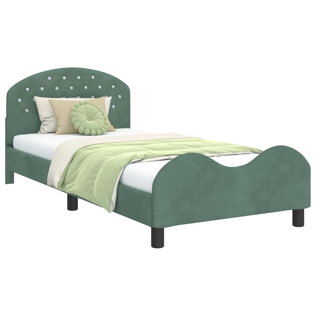 Struttura letto bambini con testata-Giroletto per bambini Verde Mare 80 x 200 cm 900532