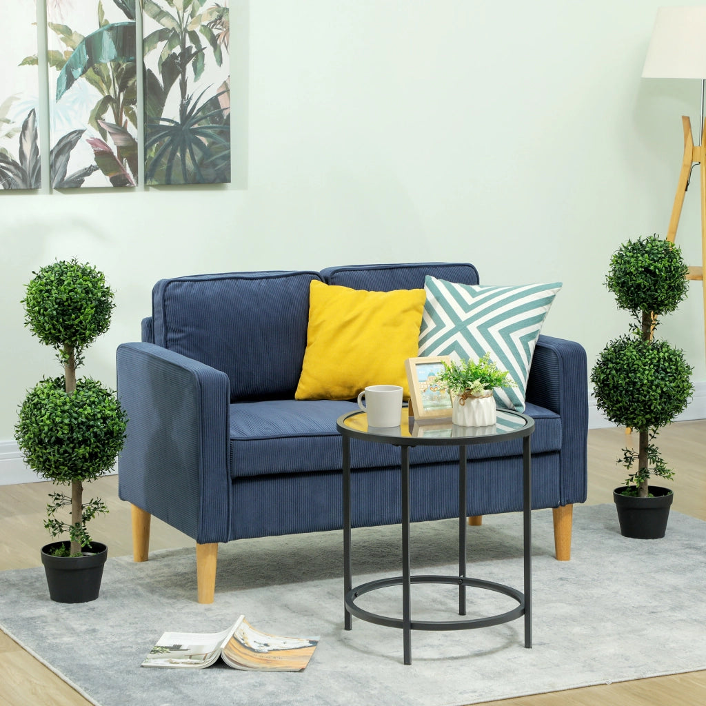 Set 2 Piante Artificiali Bosso UV ¨C Xylo ¨C Verde con Vaso