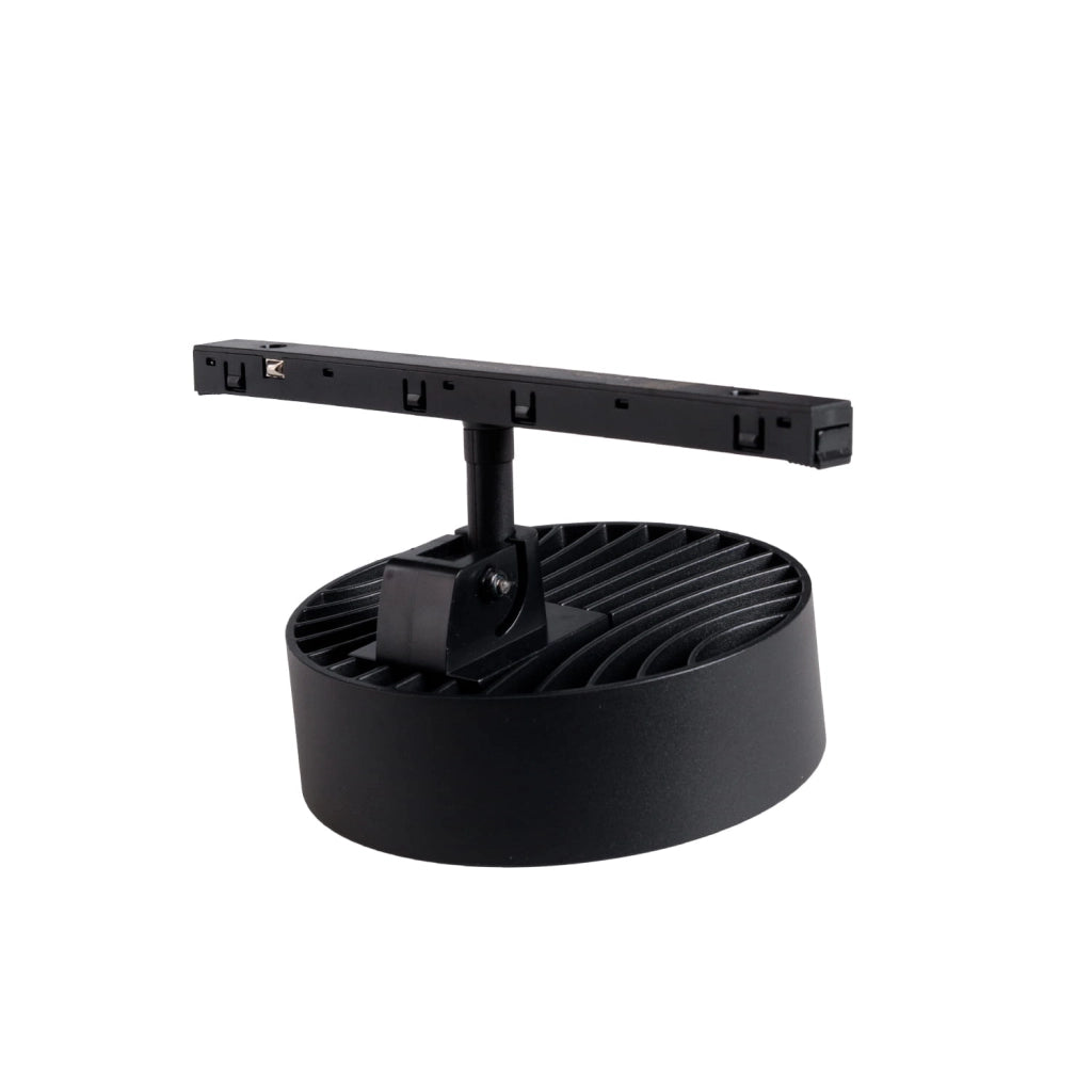 Faretto binario LED 12W nero tondo 2700-5000K Zigbee