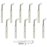 10 CONTATTI MAGNETICI DA INCASSO PER INFISSI NON FERROSI Securvera ST-415CPXSMPE