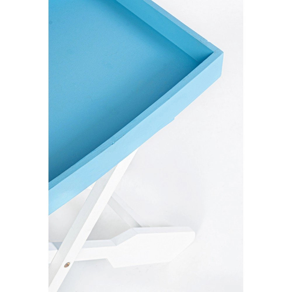 Tavolo Pieghevole Legno Bianco Moderno da Interno - ELLIOT