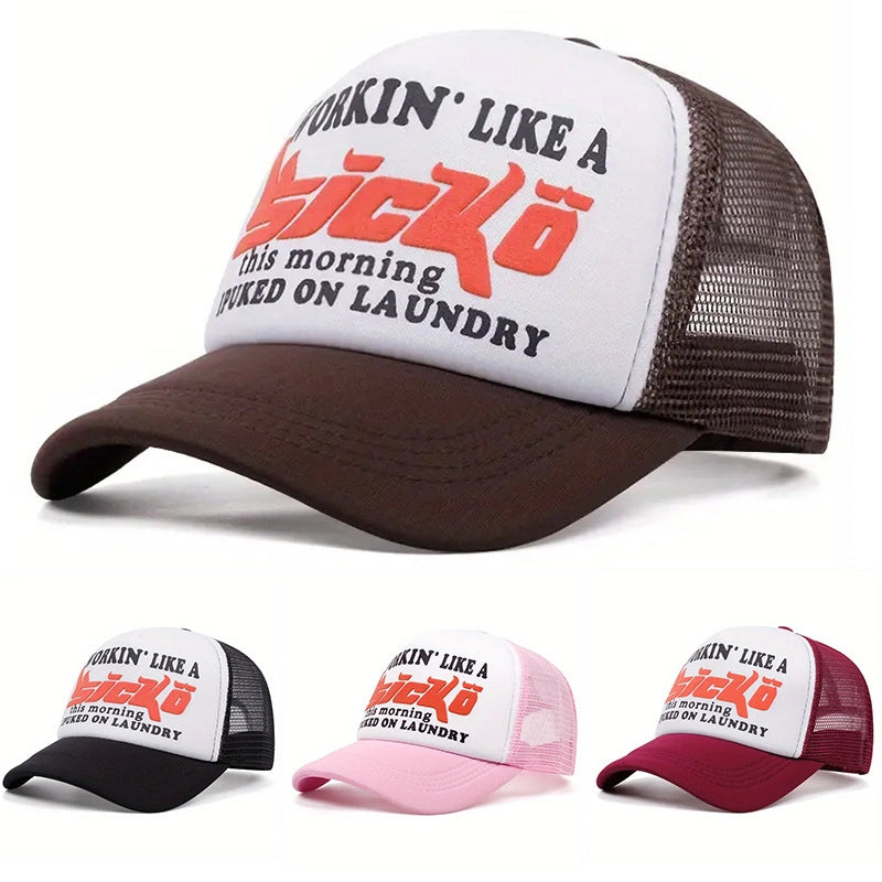 Cappellino da baseball Sicko in spugna di schiuma, nero