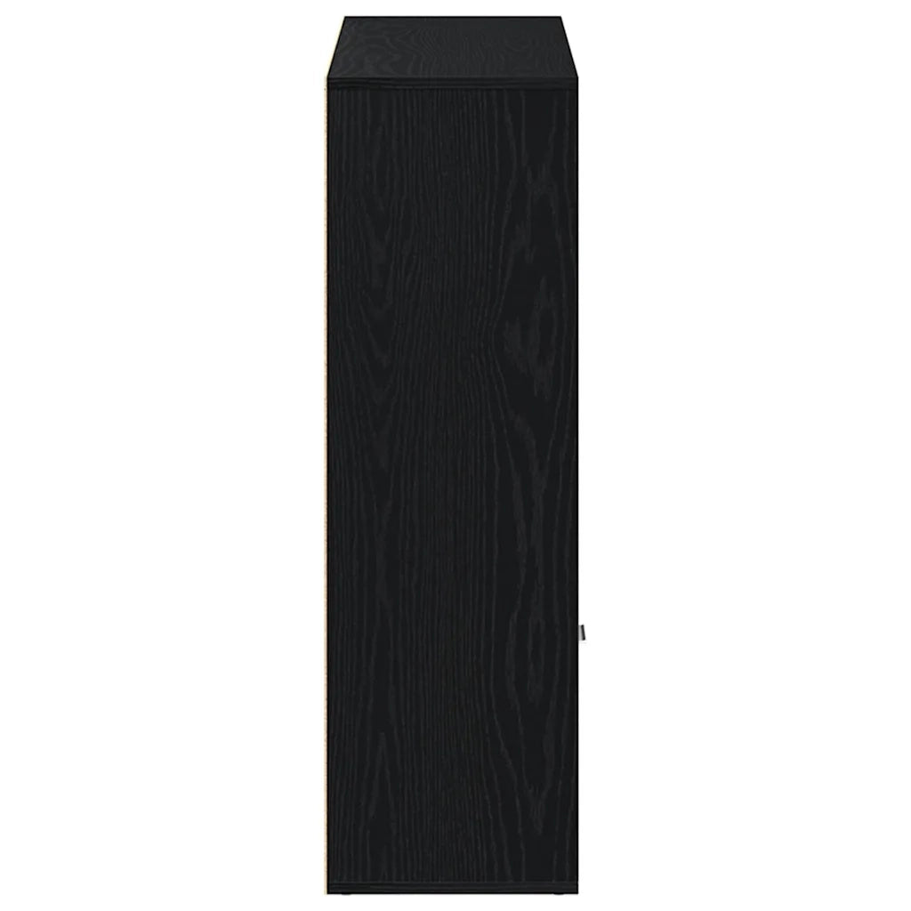 Libreria Rovere Nero 98x29x97,5 cm Legno Multistrato 862471