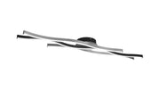 Plafoniera LED Trio Blaze cromata 107,5cm 2700-6000K