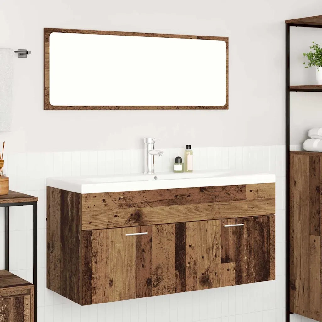 Mobile da Bagno con porta Legno vecchio 100 x 38,5 x 46 cm 3415744