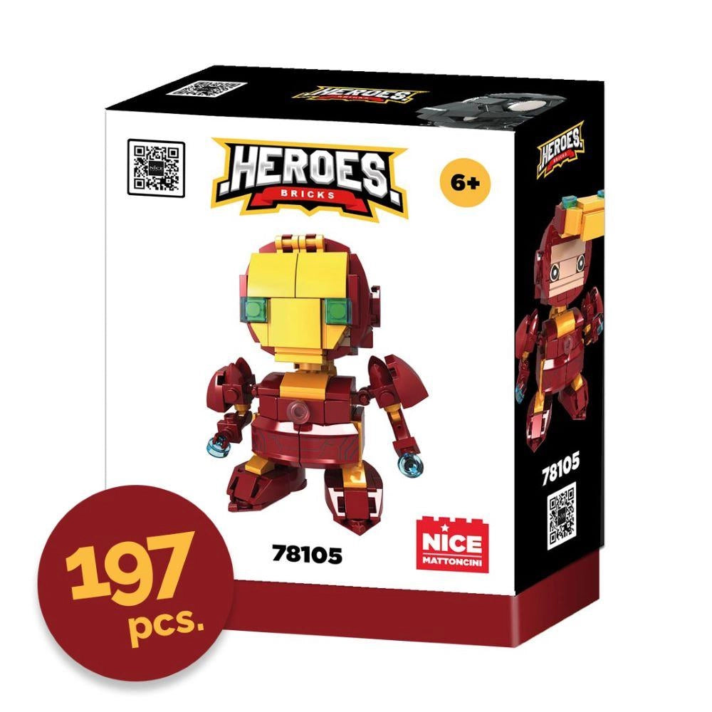 heroes bricks yellow soldier