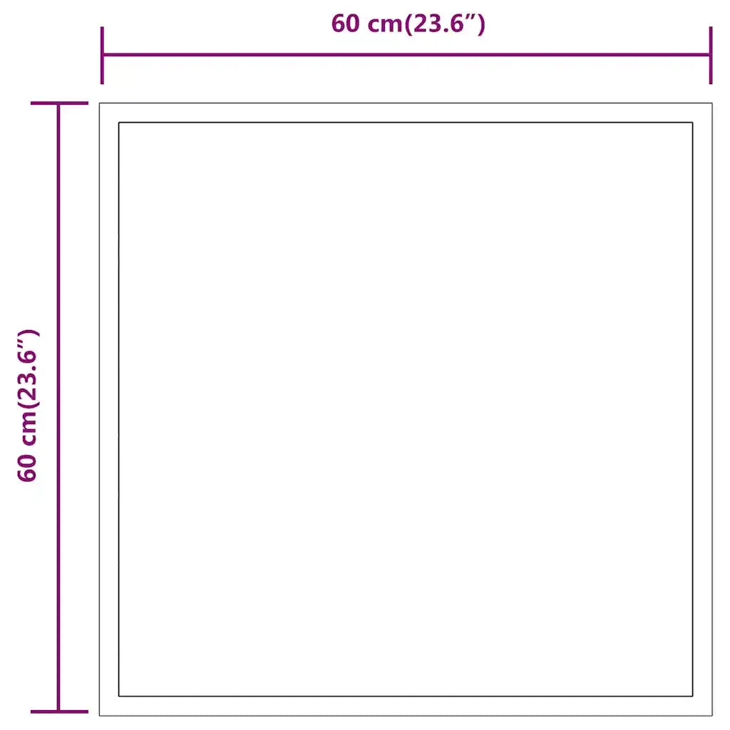 Specchio da Bagno-Specchio per il bagno  con Luci LED 60x60 cm