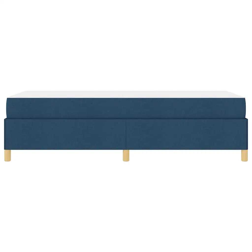 Struttura del letto con materasso Blu 90 x 190 cm Tessuto 3398905