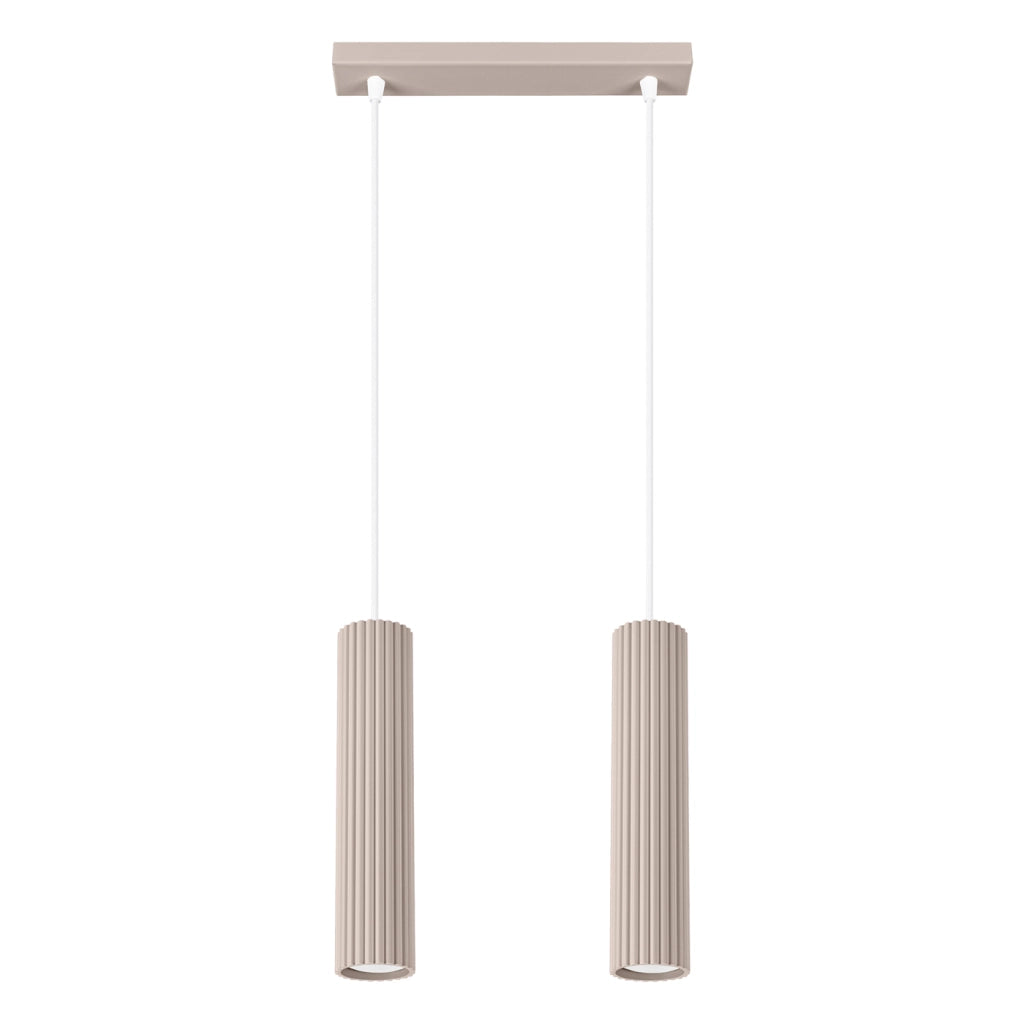 Lampada a sospensione KARBON 2 taupe
