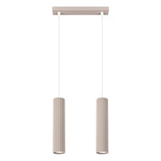 Lampada a sospensione KARBON 2 taupe