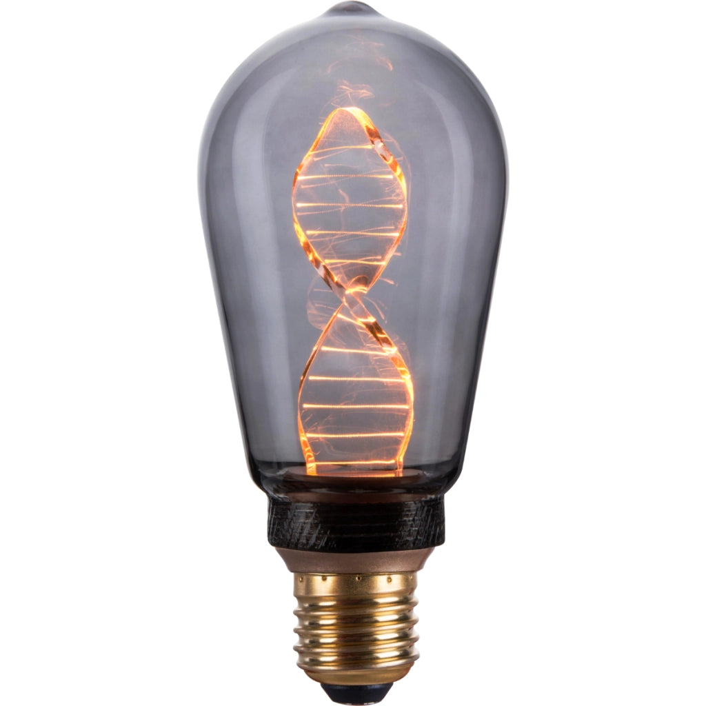 Lampadina LED ST64 fumo E27 3,5W 60lm extra calda Polux
