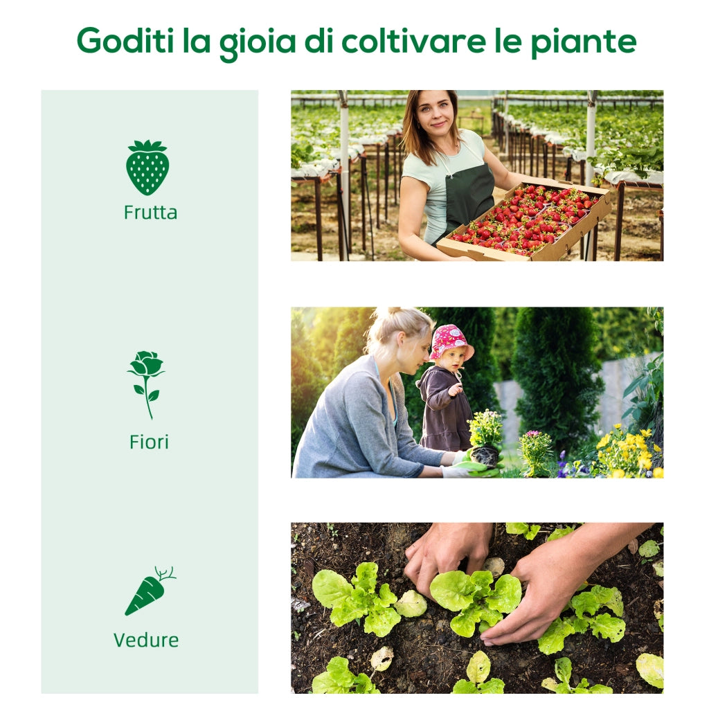 Serra per Giardino e Balcone ¨C Minimal ¨C Verde, PE, 180x90x70cm
