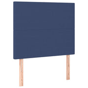 Testiera | Testata Blu 100x5x118/128 cm Tessuto