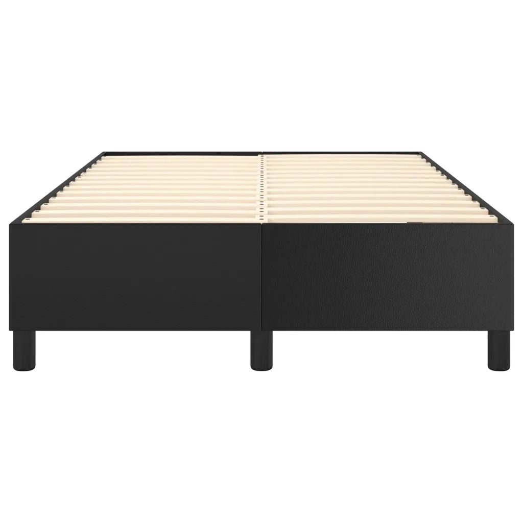 Struttura Letto a Rete a Molle Nero 120x200 cm in Similpelle 3121035