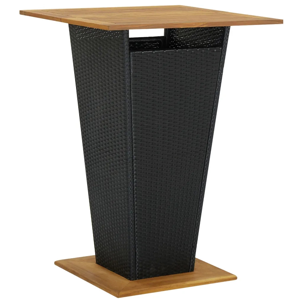 Set Bar da Giardino 5 pz Nero 3064870