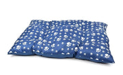 OPTIMO CUCCIA CON MORBIDO CUSCINO INTEGRATO BOMBER CON TEXTURE ZAMPETTE 40X60 CM CON CORDA 38 CM -ASSORTITO