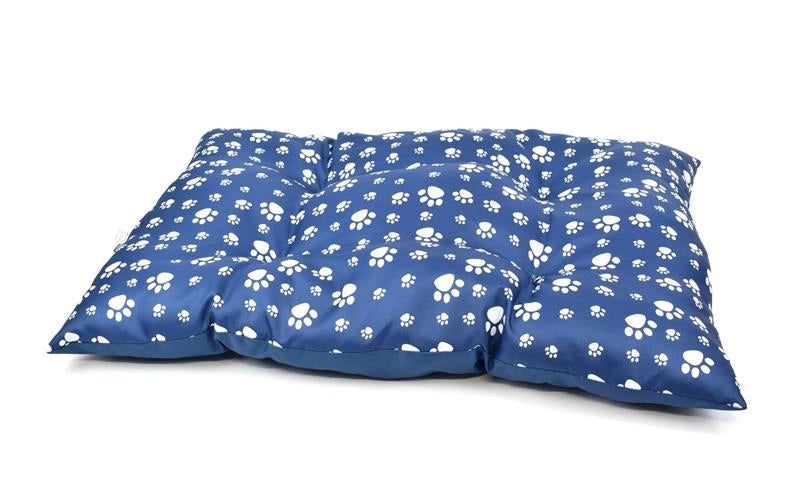 OPTIMO CUCCIA CON MORBIDO CUSCINO INTEGRATO BOMBER CON TEXTURE ZAMPETTE 40X60 CM CON CORDA 38 CM -ASSORTITO