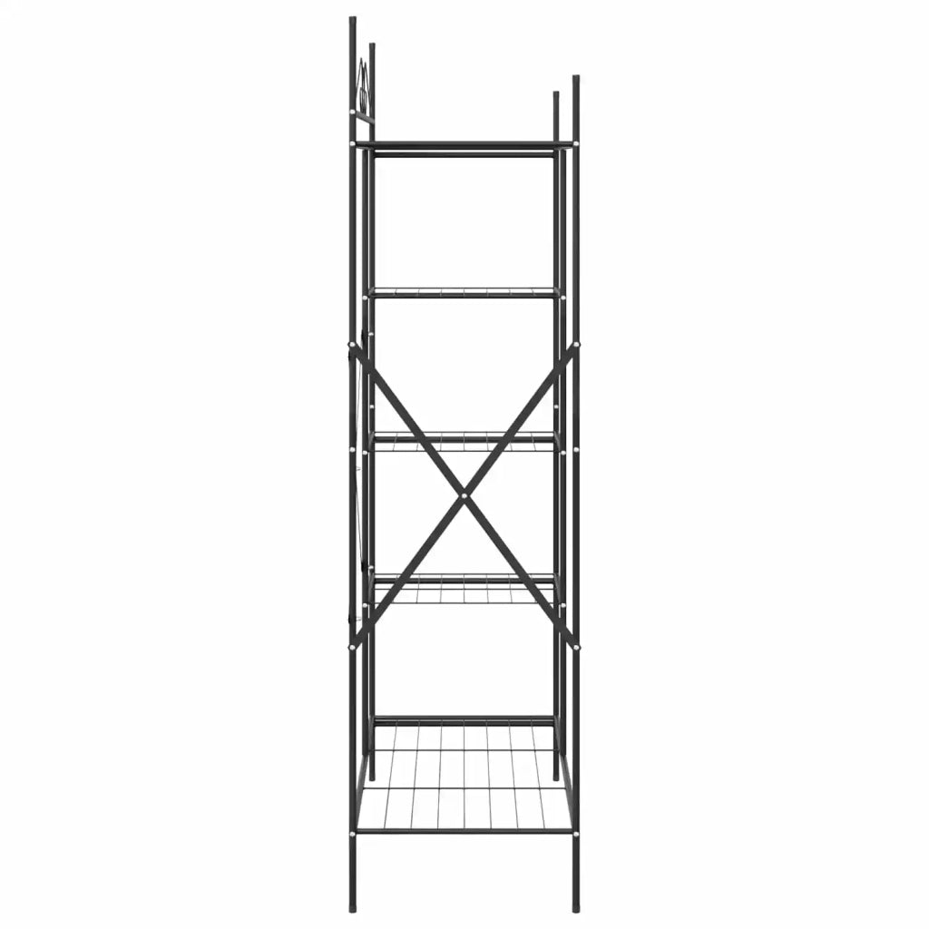 Armadio Aperto con lo scaffale Nero 104,5 x 45 x 172 cm Acciaio 42021358