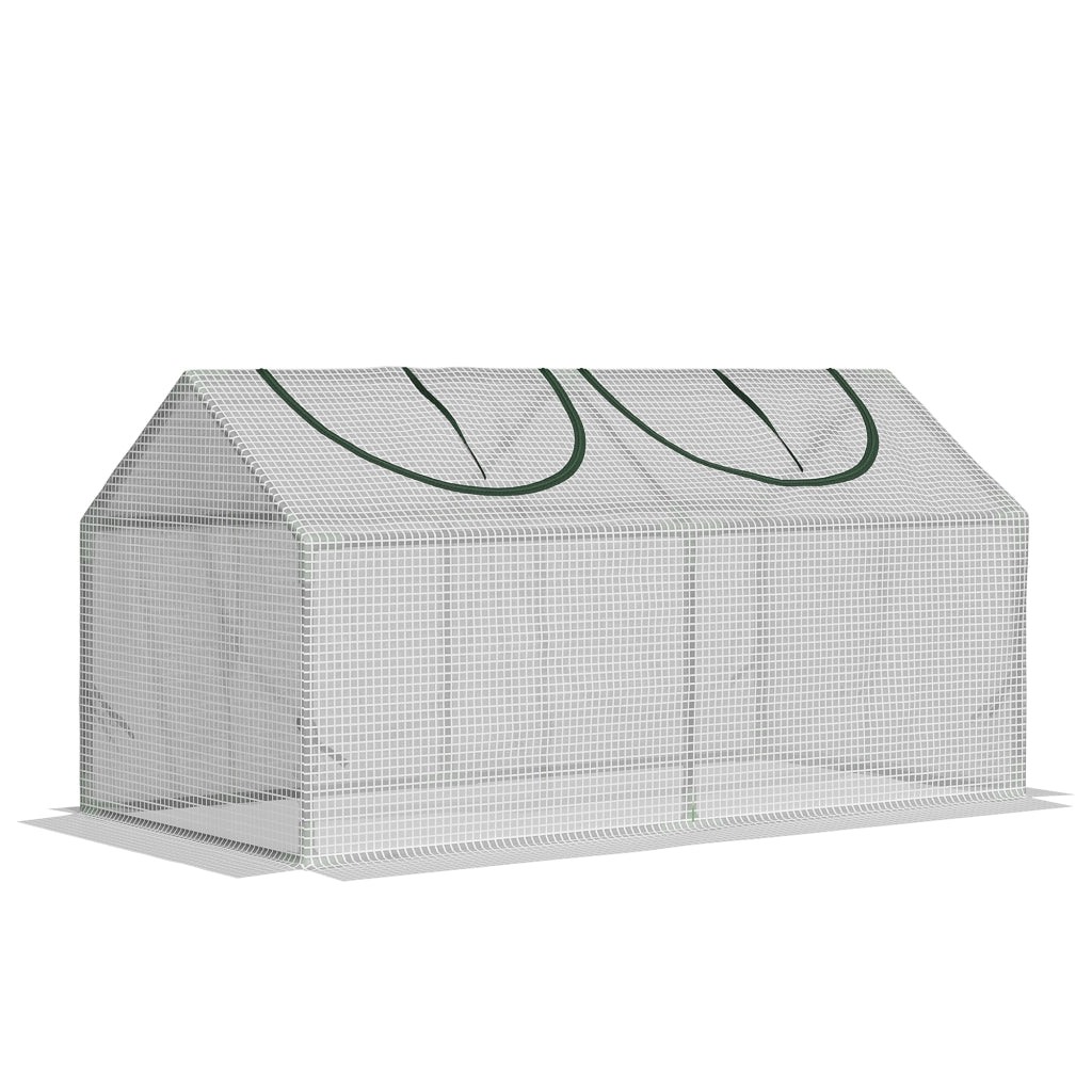 Serra da giardino in acciaio ¨C Minimal ¨C 120x60x60cm bianco