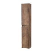 Colonna bagno sospesa 160 cm tabacco e tortora Sumya