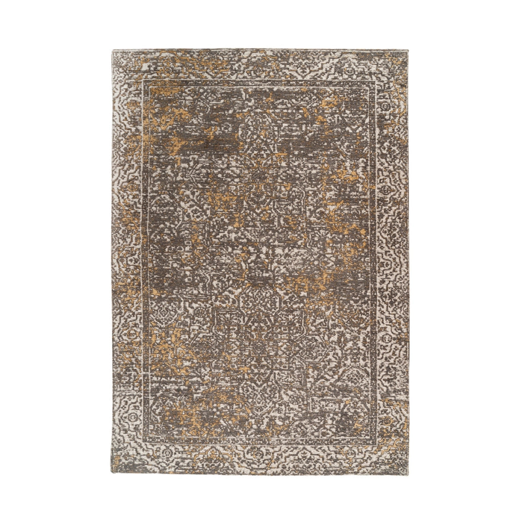 Tappeto Davis in poliestere beige con motivo orientale 80x150 cm