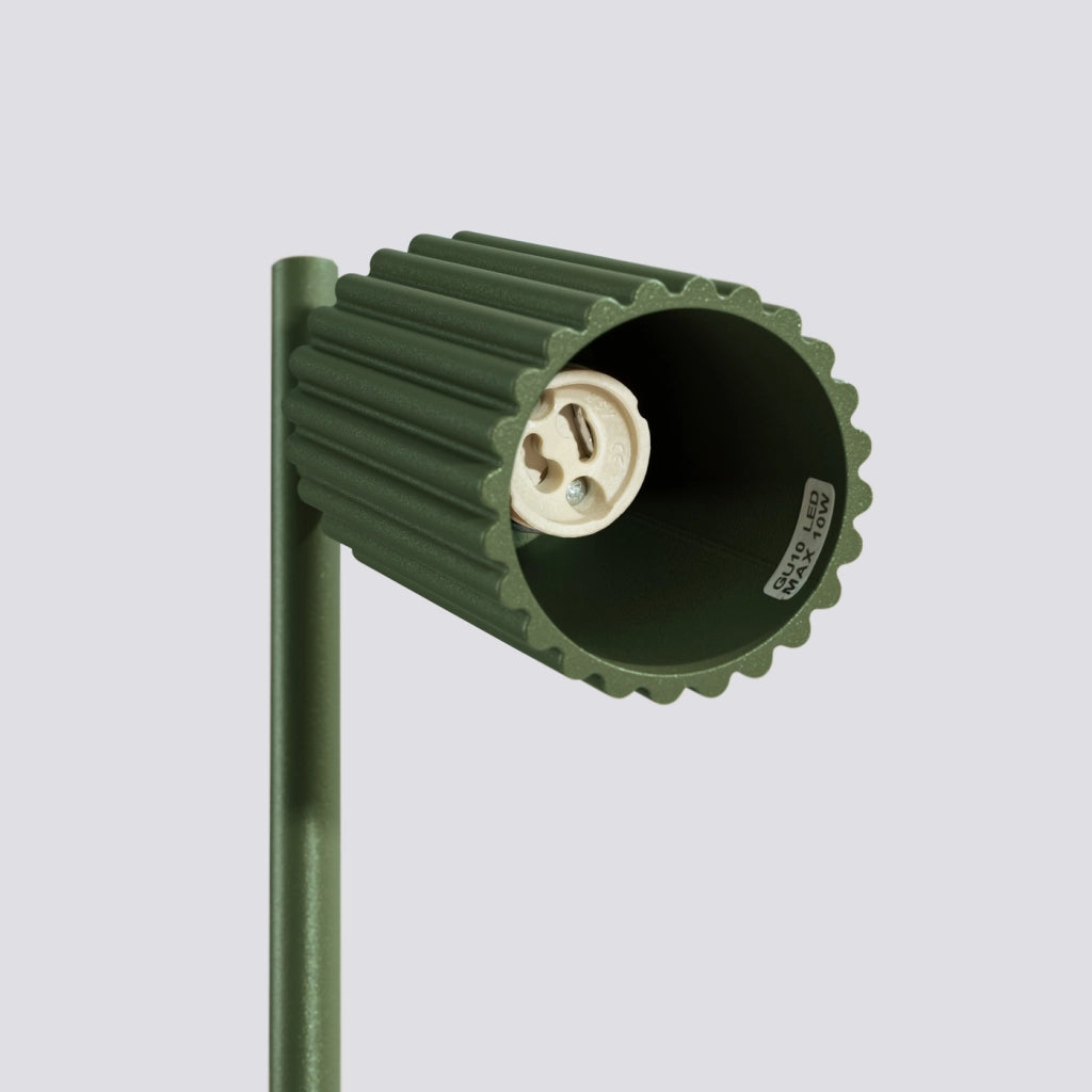 Lampada da tavolo KARBON verde oliva