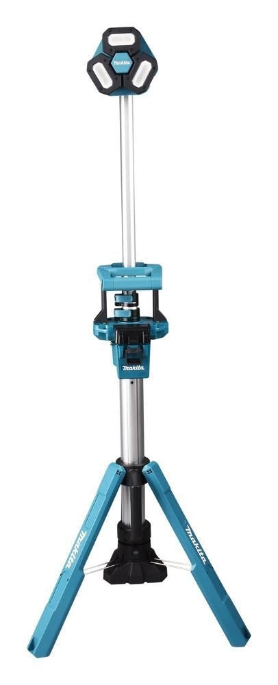 Makita DML814 Luce da Lavoro LED 3000 lm con Treppiede Regolabile colore Blu
