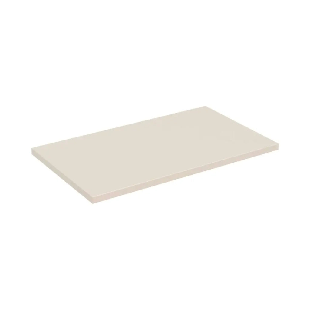 Set bagno TORNADO beige: mobile sottolavabo 60cm + piano per lavabo + lavabo da appoggio marrone rotondo