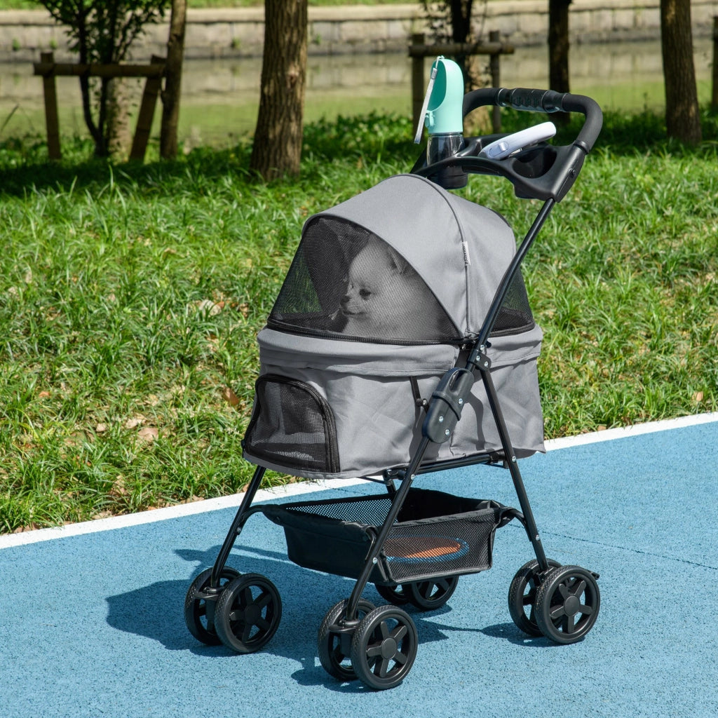 Carrello per Cani Pieghevole ¨C Minimal ¨C Grigio