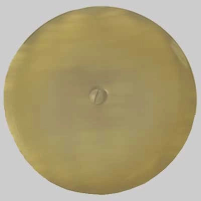 PIATTELLO CHIUSO CON VITE BRONZATO  mm 150     MADE IN ITALY