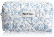 Borsa di Cosmetici in Cotone Gewatteato - Borsa di Trucco Piccola - Bagno - Donna - Disegno a Fiori - Progettata per Funzioni - Borsa di Trucco