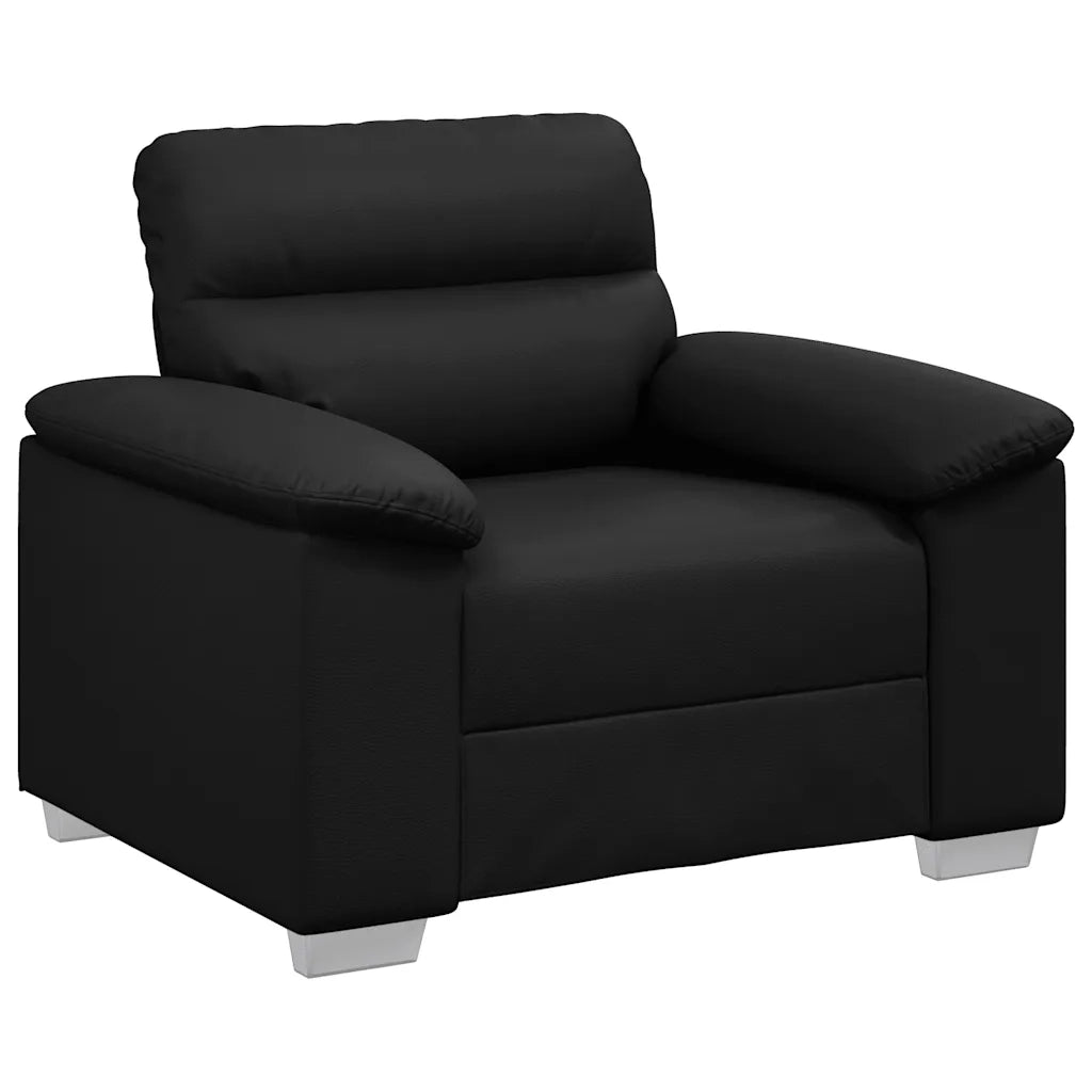 Poltrona Nera 100x81x84 cm in Similpelle 4105331