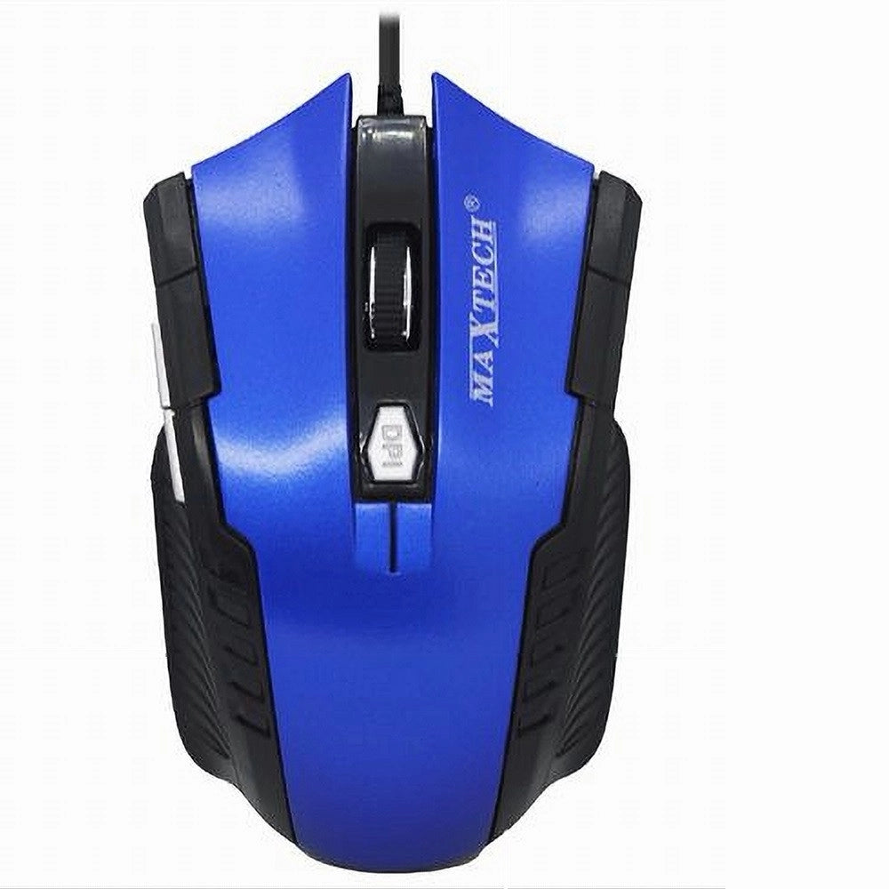 Trade Shop - Mouse Gaming Con Cavo Usb Ottico Mini Con Filo Per Computer Pc Da Gioco Maxtech M-z017 -