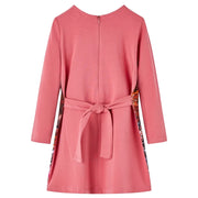 Abito da Bambina a Maniche Lunghe Rosa Antico 116 CFW6684959