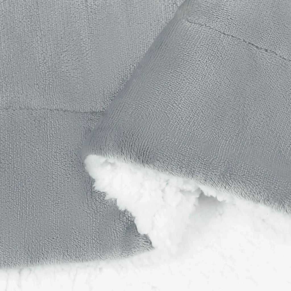 Coperta Grigio 150 x 200 cm Panno 42016986