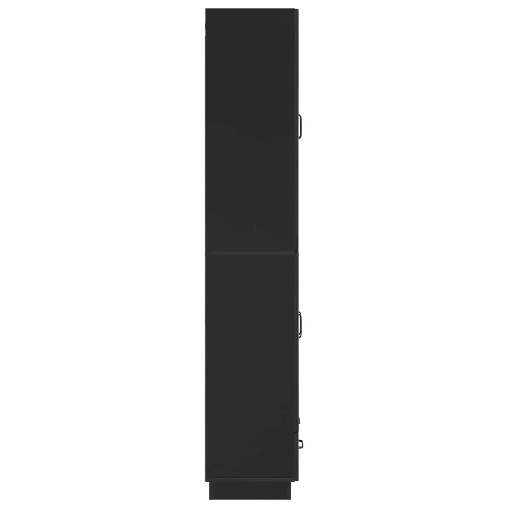 Set di armadi 2 pcs Nero Legno ingegnerizzato 3416773