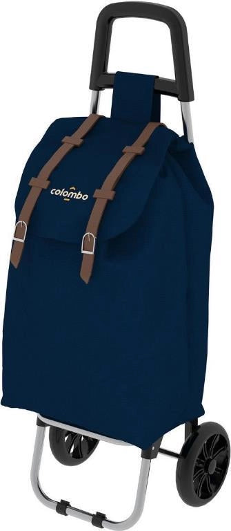 Carrello Porta Spesa Smart Blu Navy 2 Ruote CRL002B Colombo