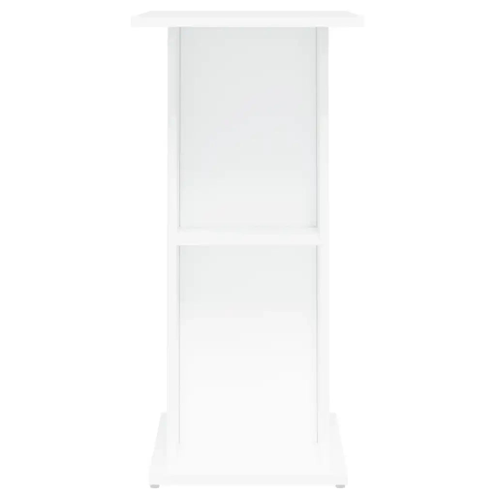 Supporto per Acquario Bianco 60,5x36x72,5 cm Legno Multistrato 833639