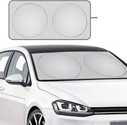Schiocco Auto - Protezione UV e solare - Ombrello Opportuno - Schermo per Parabrezza - 160x86cm - Mantenimento del Condizionatore d'Aria