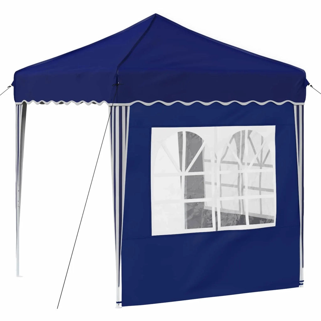Tenda per feste a pop-up-Gazebo Blu 195 x 195 x 245 cm Tessuto Oxford 907612
