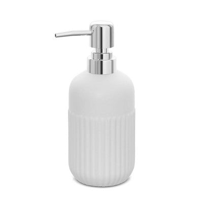 Dispenser sapone da appoggio bianco in ceramica Cup