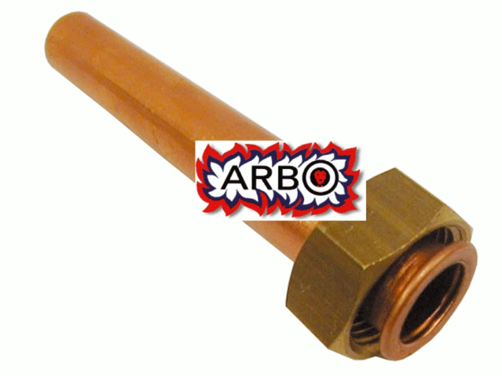 Raccordo In Rame Dritto Con Rac 1/2 120Mm Set 5 Pezzi - Arbo