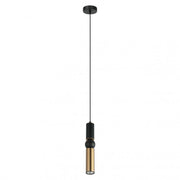 Lampada a sospensione moderna nera bronzo GU10 25W Isidora Italux
