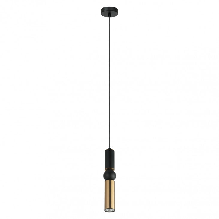 Lampada a sospensione moderna nera bronzo GU10 25W Isidora Italux