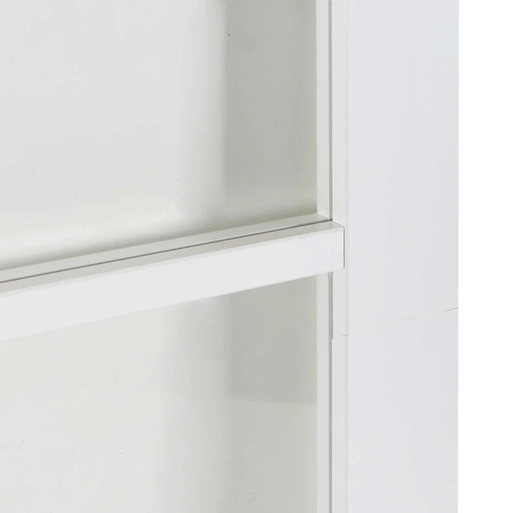 Porta scorrevole Bianco e Nero 93 x 202 cm 3332400