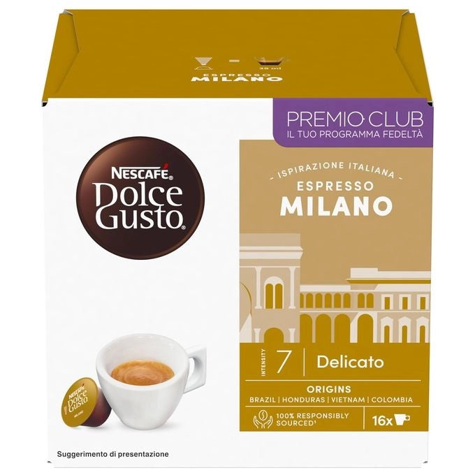 Nescafé Dolce Gusto Caffè Espresso Milano 16 Capsule