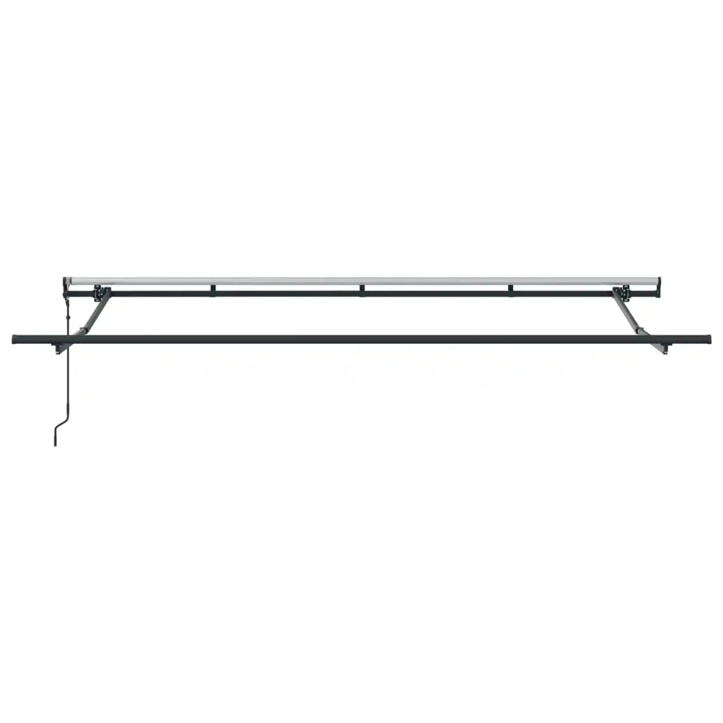 Tenda Retrattile Antracite 400 x 200 cm Poliestere e Alluminio 3329804