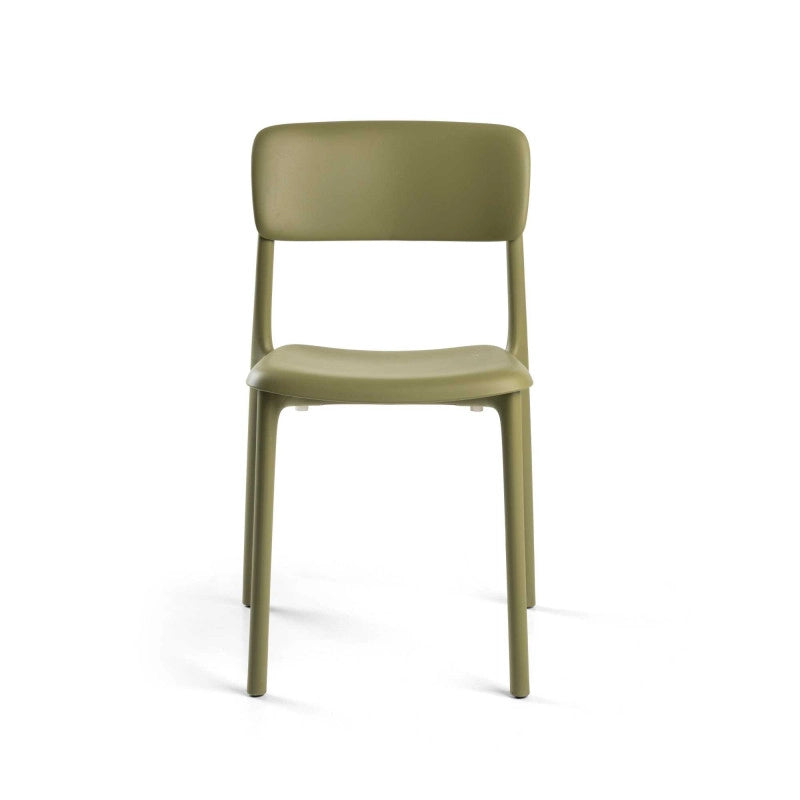 Sedia Polipropilene Poppy Verde Cm 49,5x49h79,5