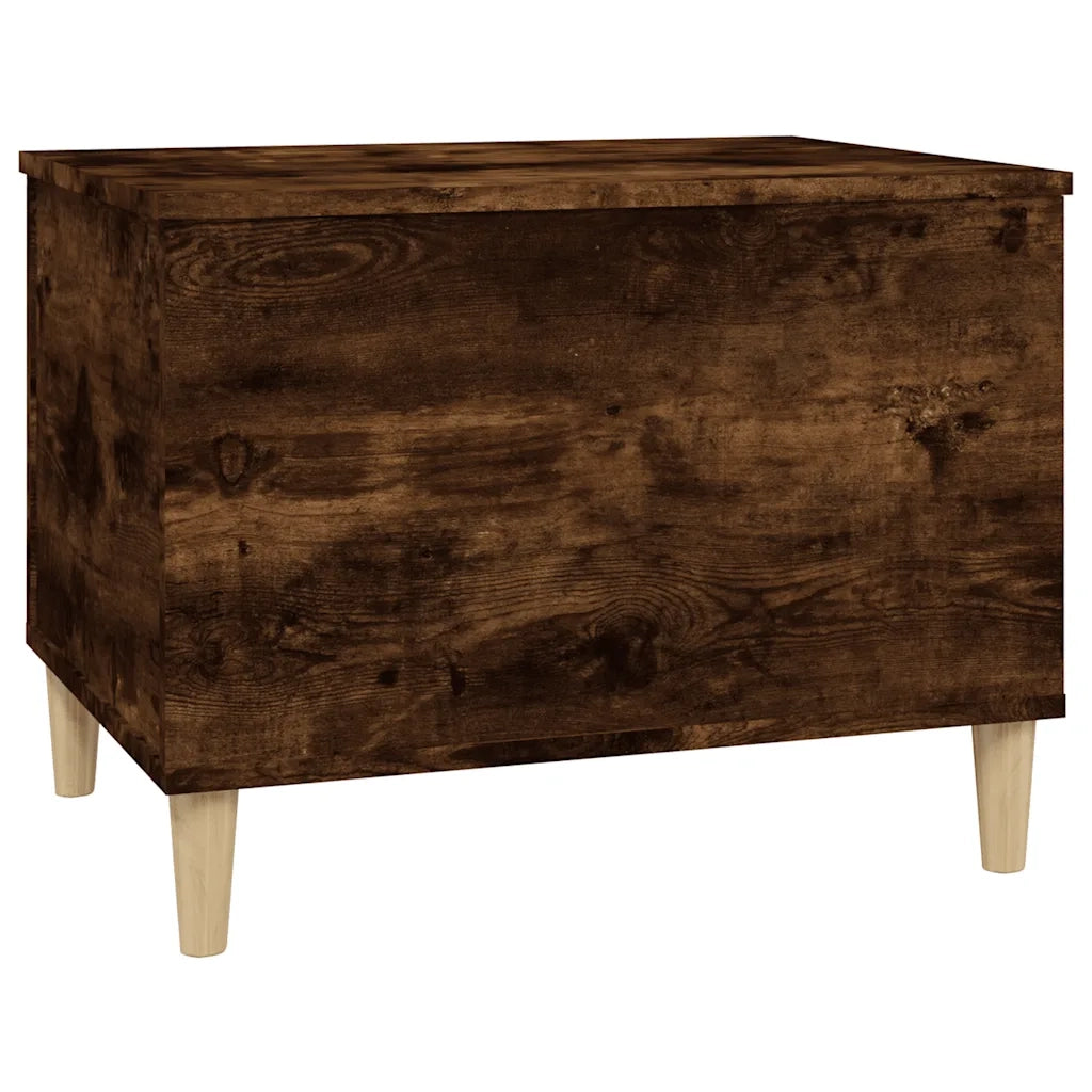 Tavolino da Salotto Rovere Fumo 60x44,5x45 cm Legno Multistrato 819569