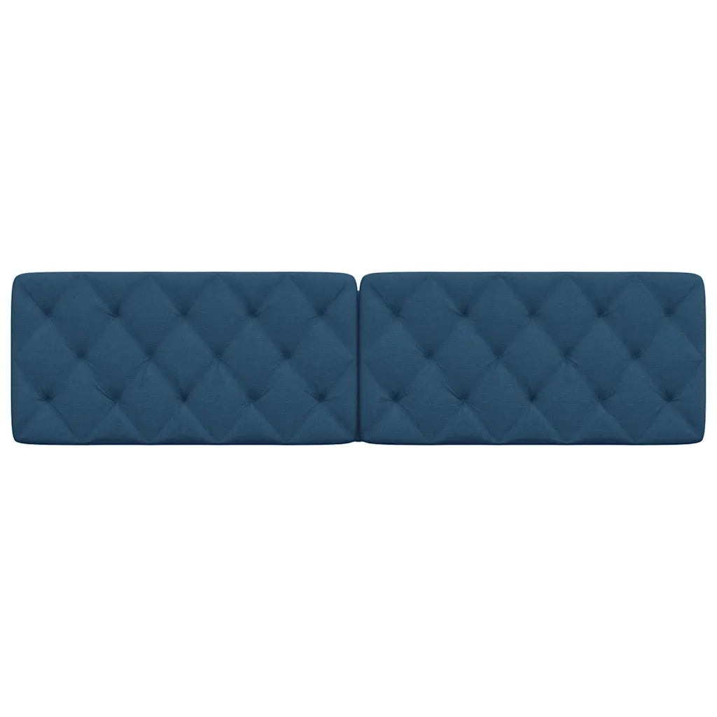 Cuscino Testiera Blu 200 cm in Tessuto 4019246